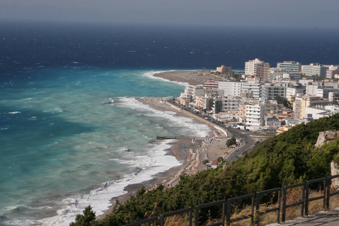 Vaade Rhodose linnale