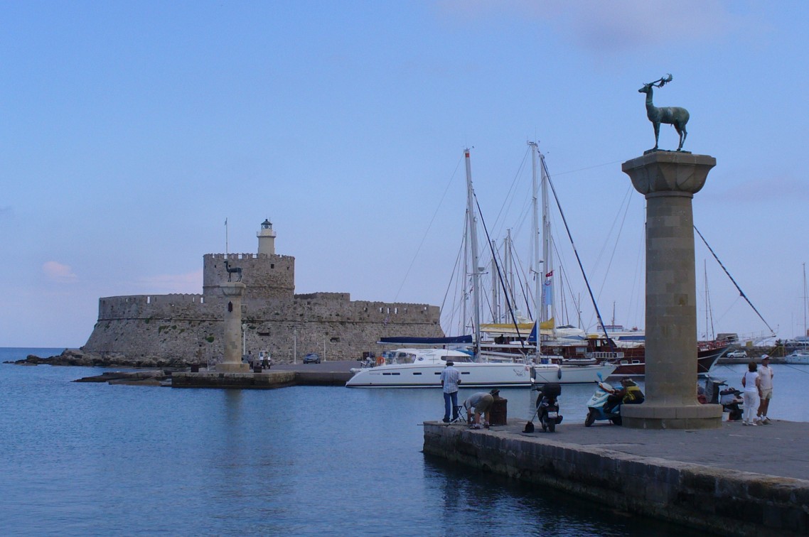 Rhodose kolossi asukoht