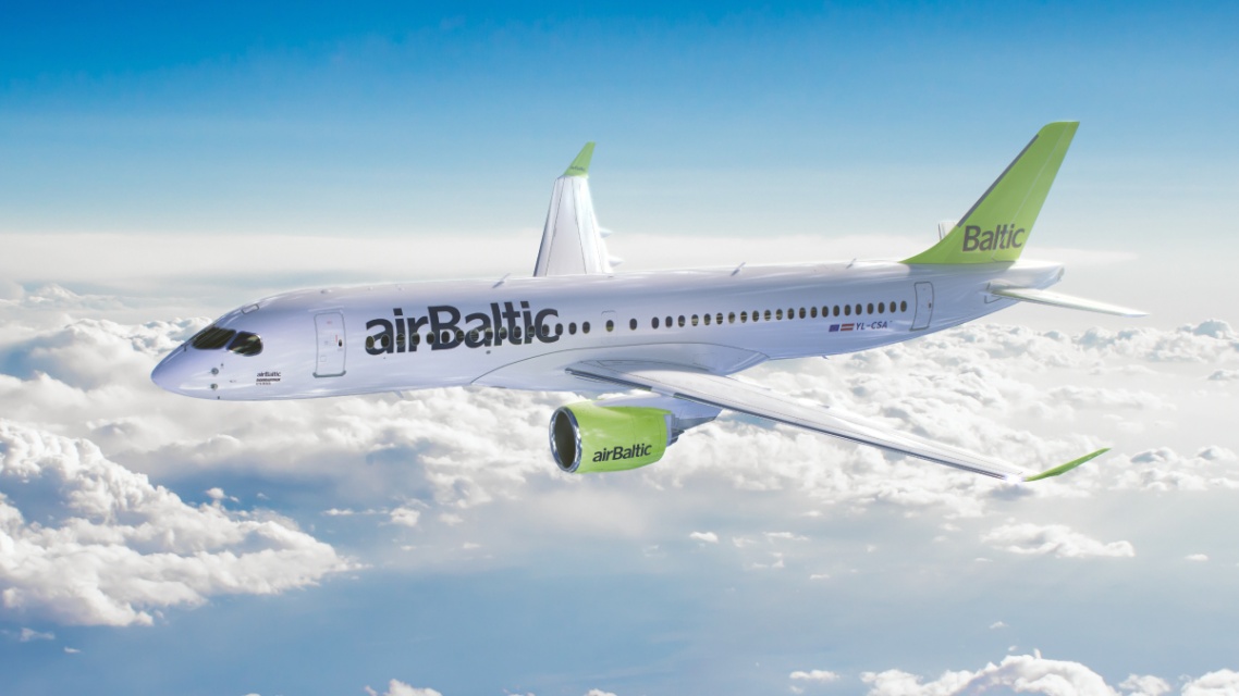 Airbaltic&amp;#039;u uus lennuk CS300